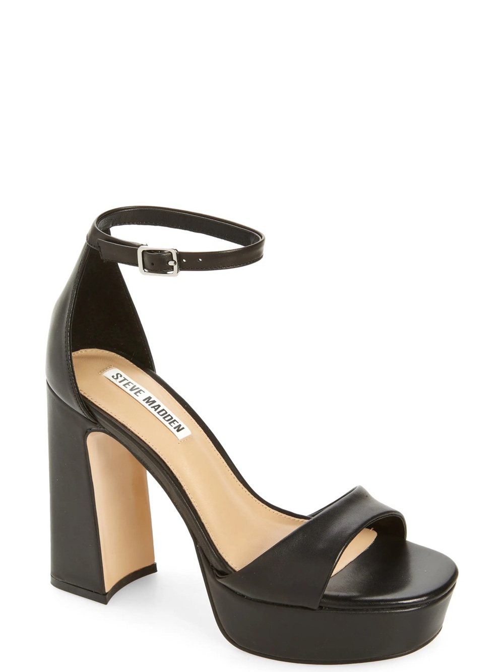 Steve Madden Black Arianna Heels